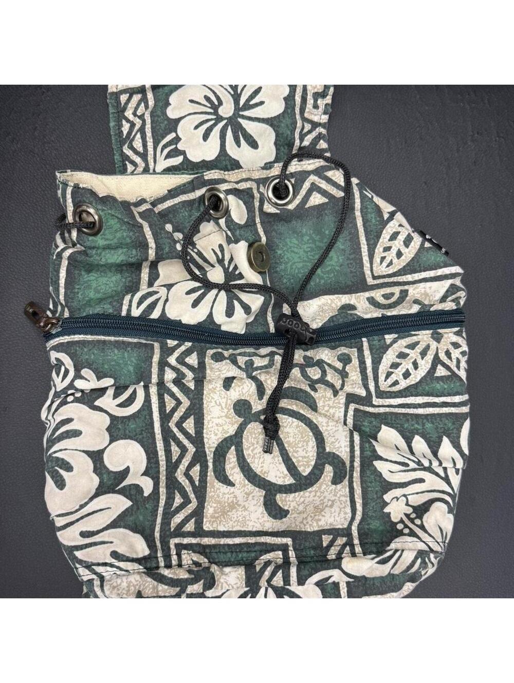 Hawaiian Turtle Print Mini Backpack